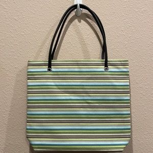 Fun striped tote